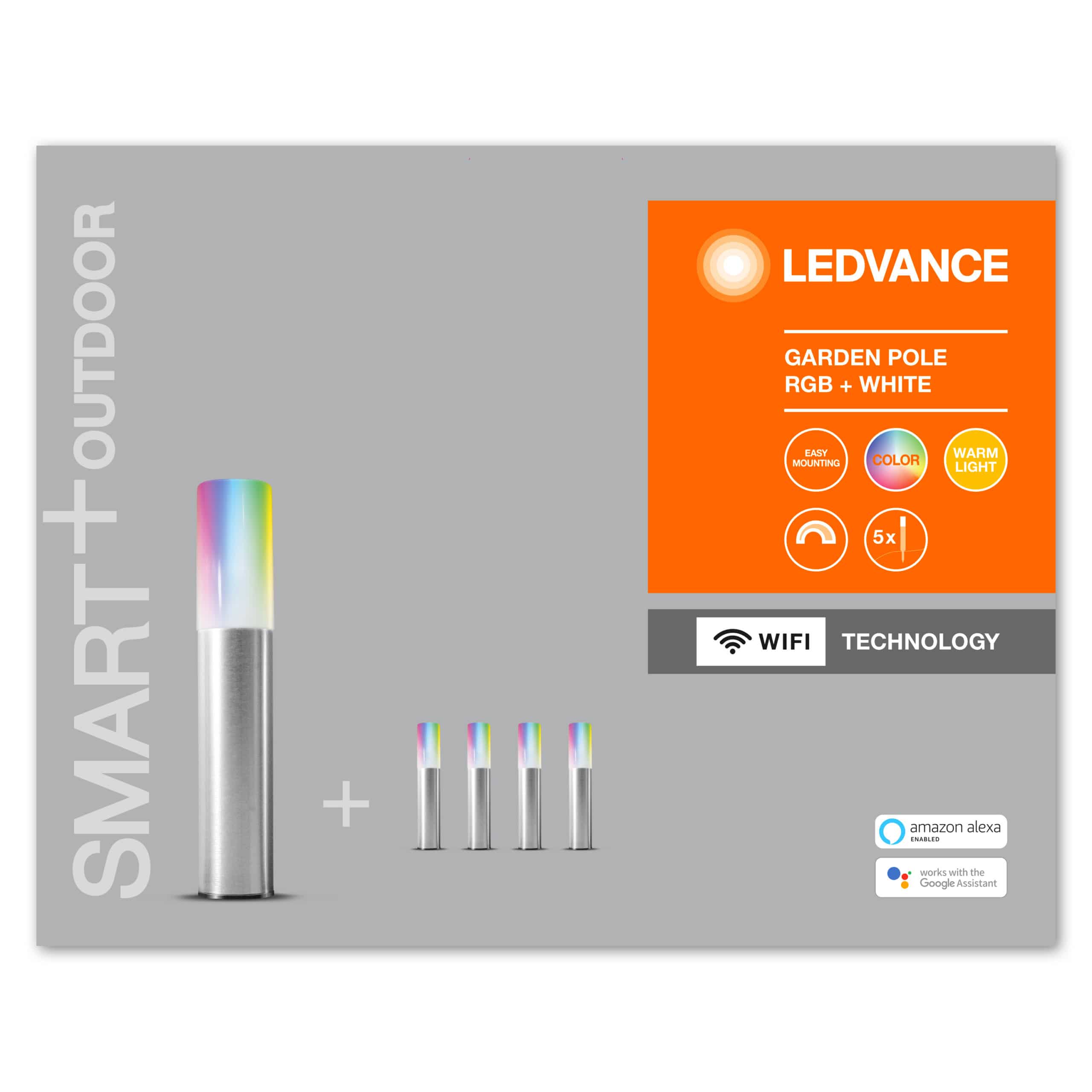 Ledvance SMART+ WIFI GARDEN 5 Pole dārza lampas