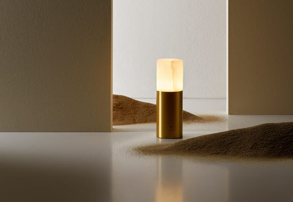 Aromas del Campo Lind pārnēsājama galda lampa