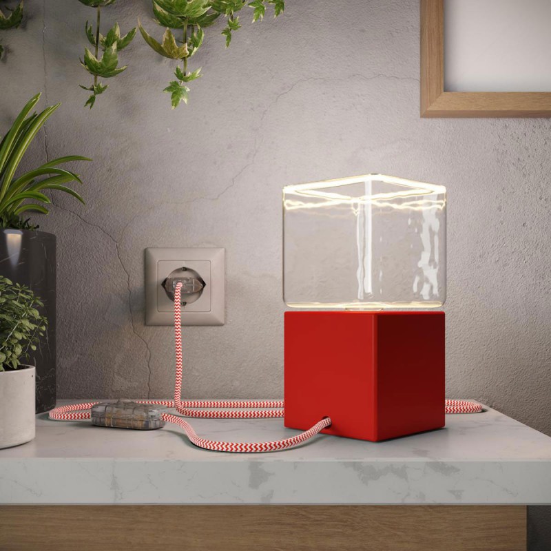 Creative Cables Posaluce Cubetto Color galda lampa