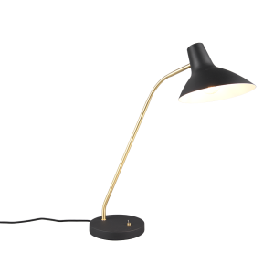 Trio Traveler galda lampa melna / bronzas