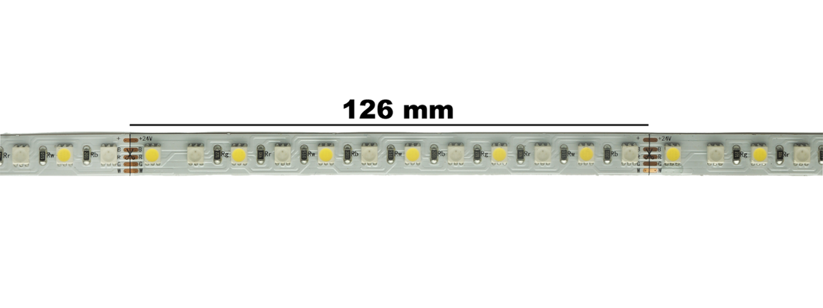 Profesionāla LED lente RGB+W 22W/m 24V