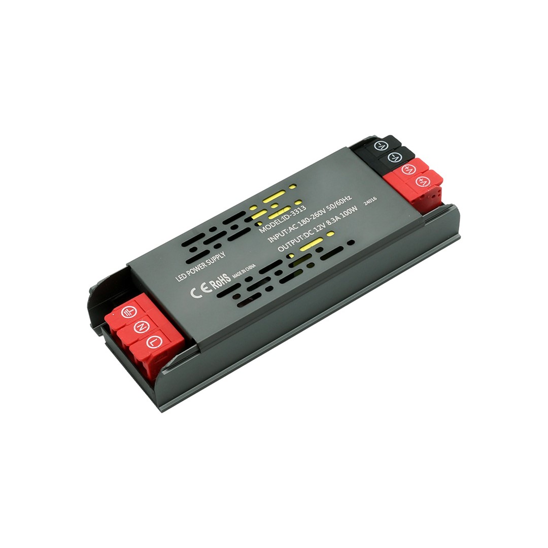 PROVERO ULTRA SLIM 12 V līdzstrāvas 100 W barošanas bloks